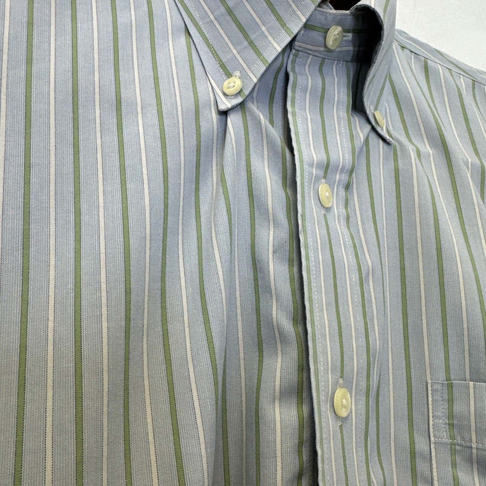 Brooks‎ Brothers 1818 Men's Tailored Stripes Dress Shirt 16-33 - Picture 3 of 8